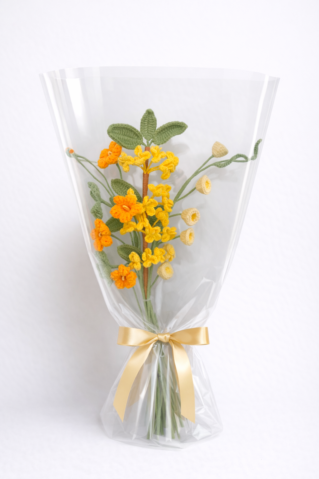 Artist Designed Crochet Bouquet – Value Edition | Unique Colorways, Minimal Wrap, 3 Styles