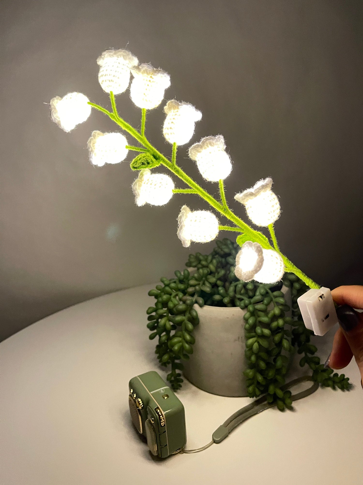 Crochet lamps