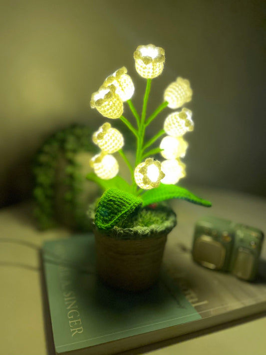 Potted Lily of the Valley Lamp